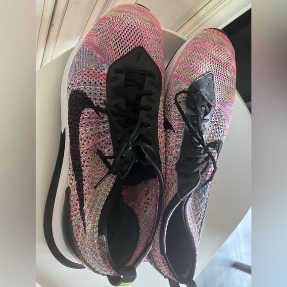 Nike Air Max Flyknit Racer Green Pink Black "Multi-Color" DJ6106-300 Men Sz 11 - Picture 5 of 11